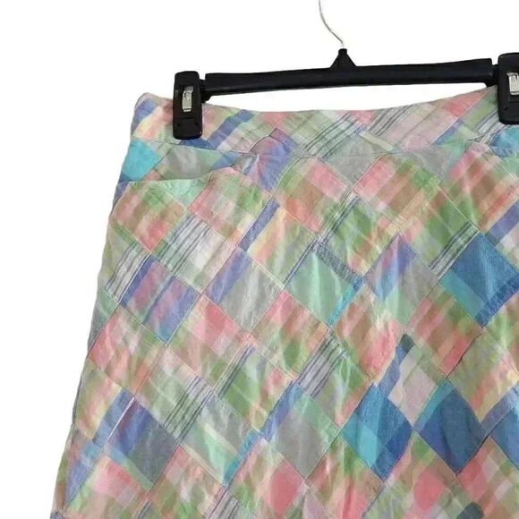 Lady Hagen Women's Pastel Patchwork Cotton Skort Athletic Skirt - Picture 3 of 14